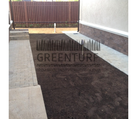 Укладка рулонного газона, КП «Мартемьяново» - фото - 3